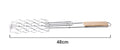 Outdoor Grilling Accessories Barbecue Tools Wooden Handle Sausage Clip Barbecue Clip Vegetable Clip Barbecue Rack