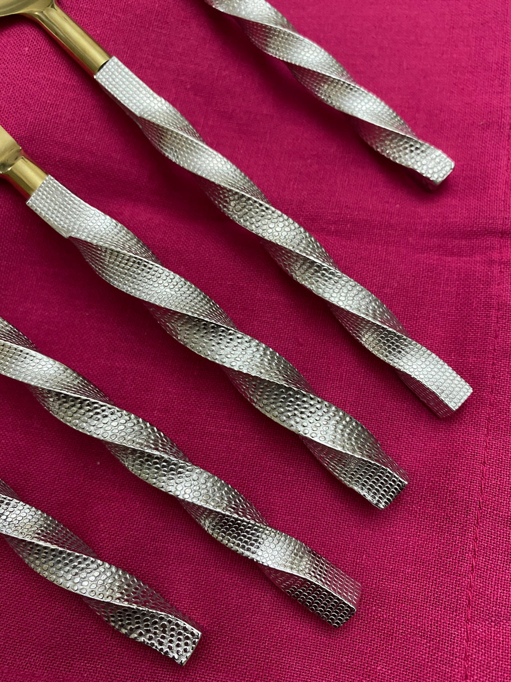 Gold Stainless Steel Flatware Set of 20 PC