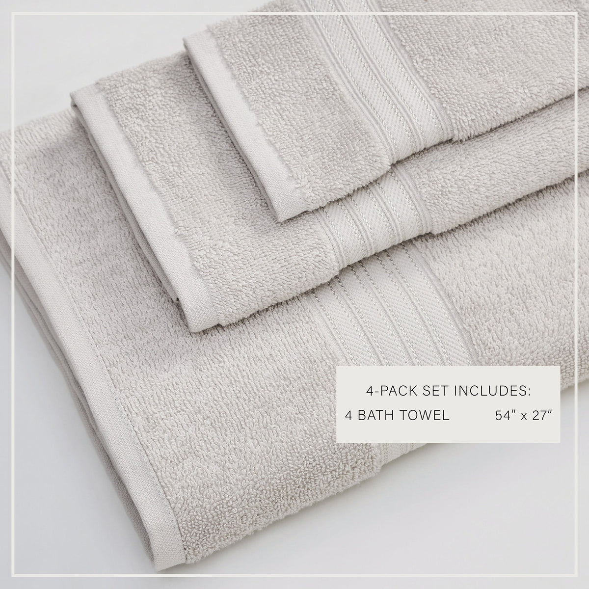 Cotton Terry Bath Towel Set - Cooper Collection