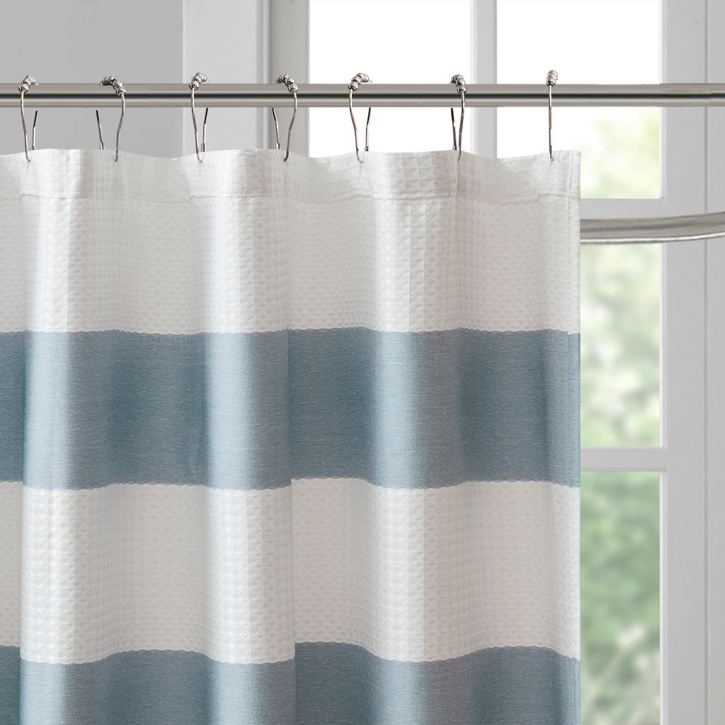 Shower Curtain with 3M Treatment Blue 72x72