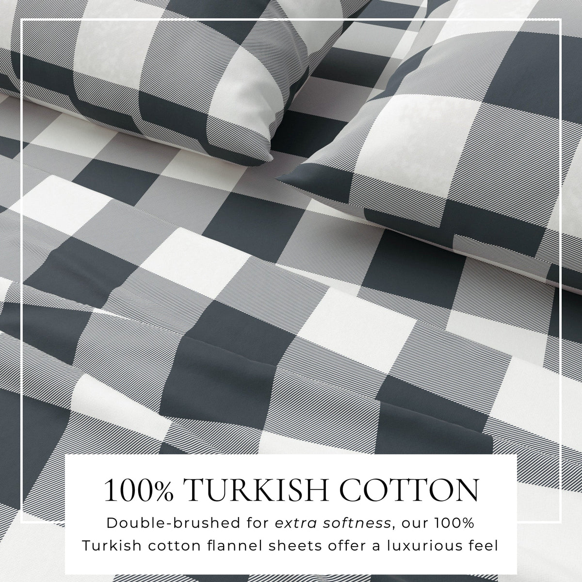Turkish Cotton Flannel Sheet - Belle Collection