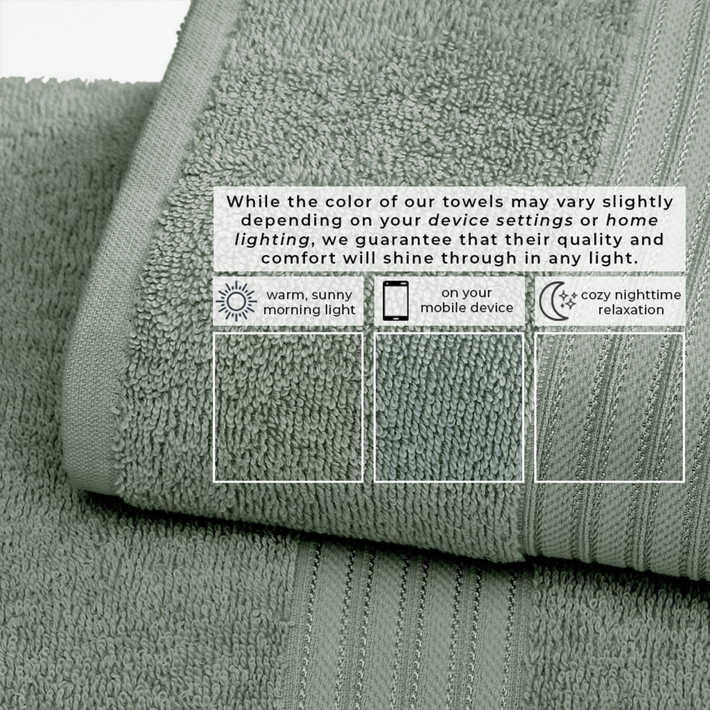 Cotton Terry Bath Towel Set - Cooper Collection