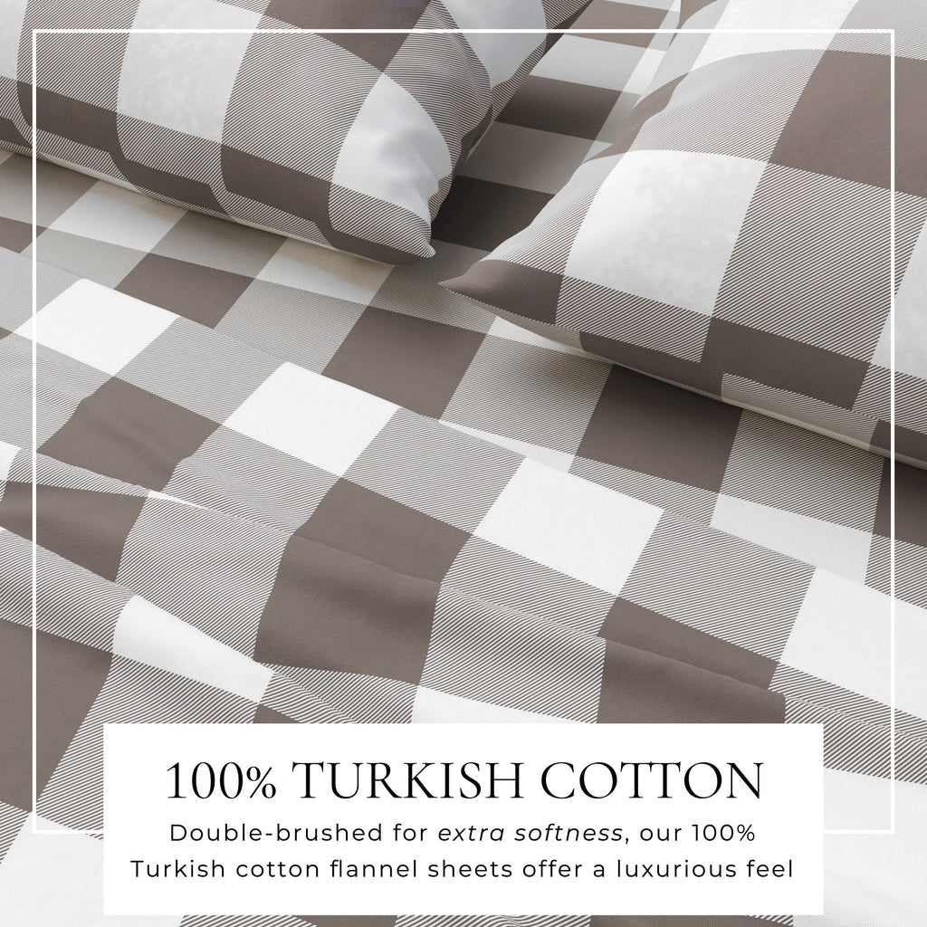 Turkish Cotton Flannel Sheet - Belle Collection